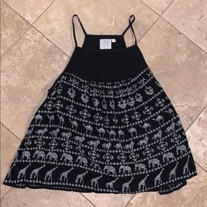 Anthropologie HD Paris navy tank top